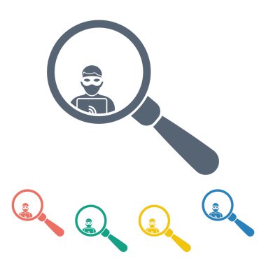 Modern simgenin vektör illüstrasyonu