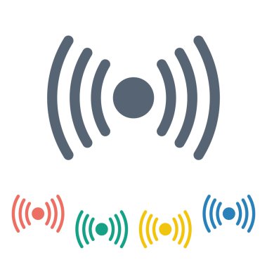 Modern simgenin vektör illüstrasyonu