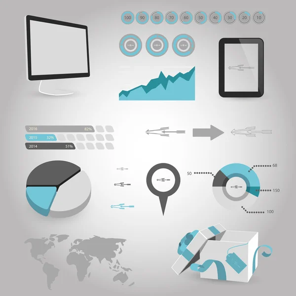 Illustration vectorielle de l'icône des affaires et de la finance — Image vectorielle