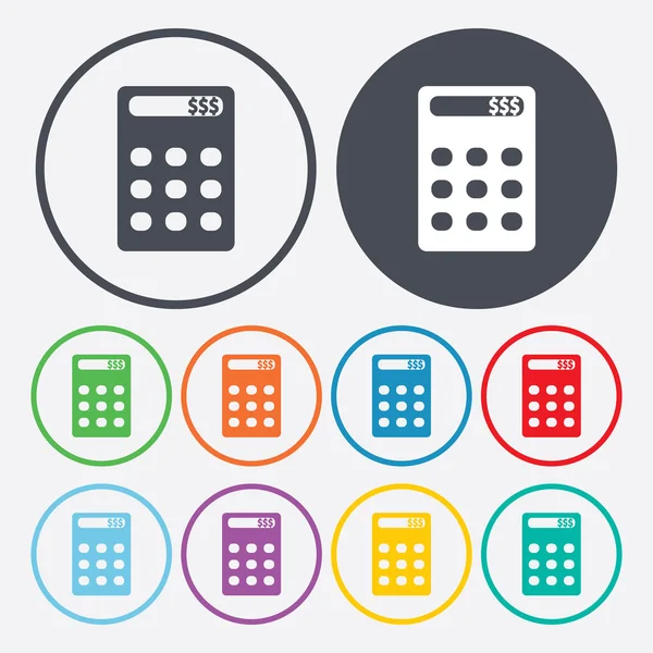 İş ve finans simgesinin vektör illüstrasyonu 