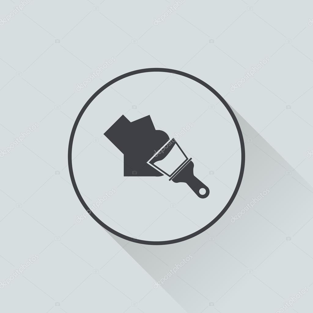 Illustration of vector building modern icon in design