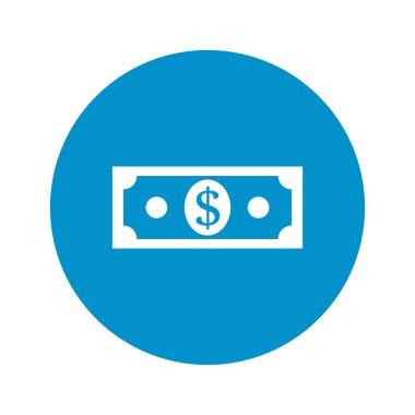 Para vektör simgesinin düz simgesi