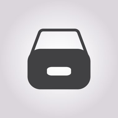 iş kadını simgesi beyaz arka plan üzerinde