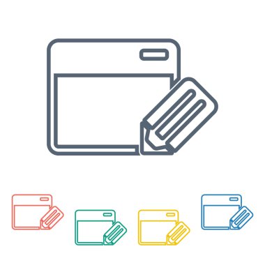 illüstrasyon vektör simgesi