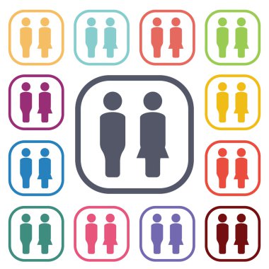 iş kadını simgesi beyaz arka plan üzerinde