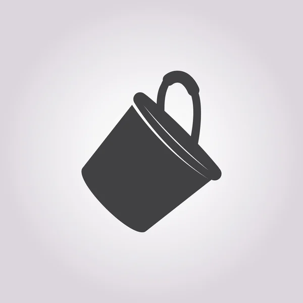 Illustration of bucket — Stock Vector