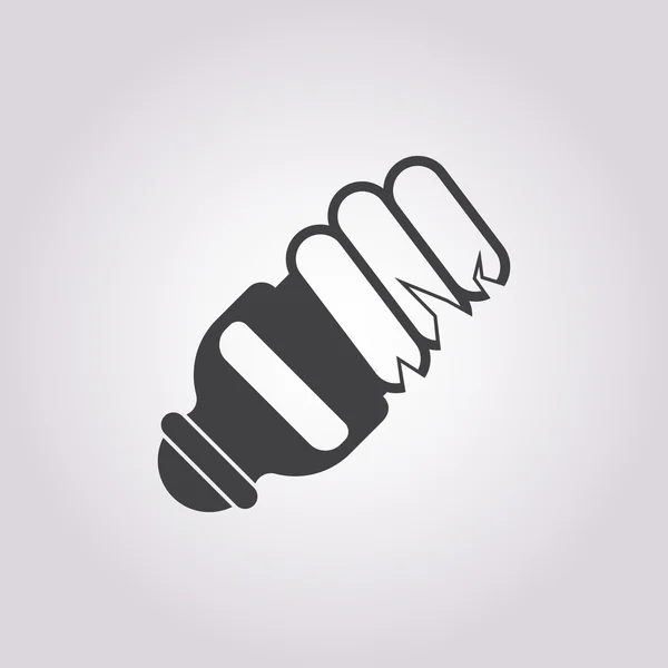 Illustration av glödlampa — Stock vektor