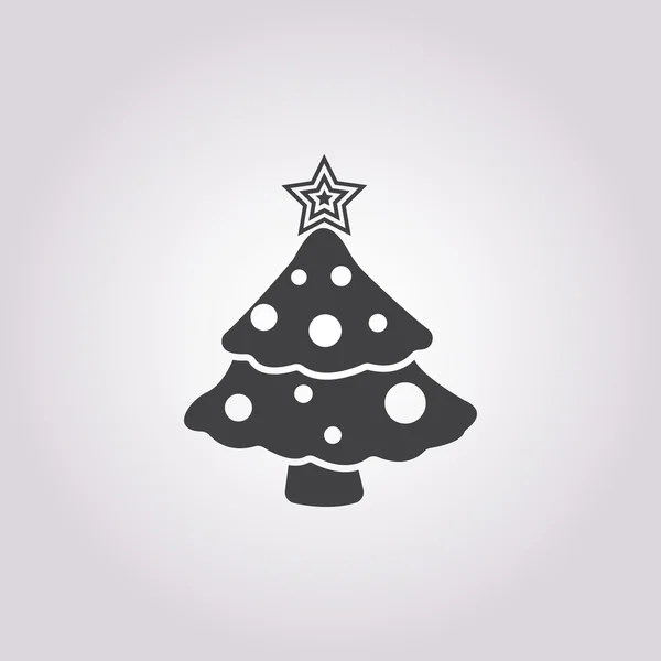 Illustration des Weihnachtsbaums — Stockvektor