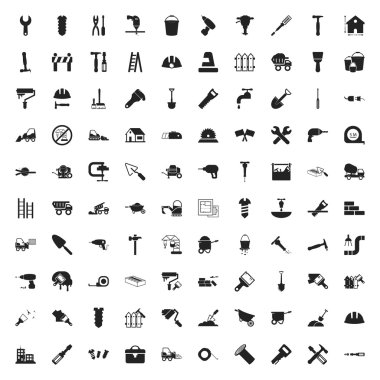 web için onarım 100 Icons set 