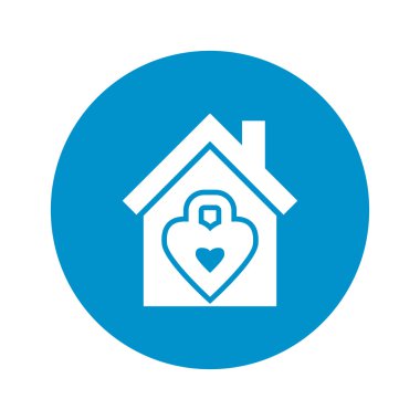 Beyaz arkaplanda ev simgesi