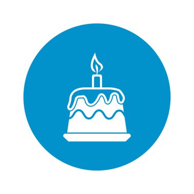 pasta simgesi beyaz arka plan üzerinde