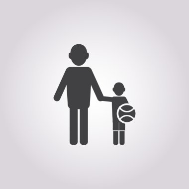 Beyaz arka plan üzerinde top simgesi