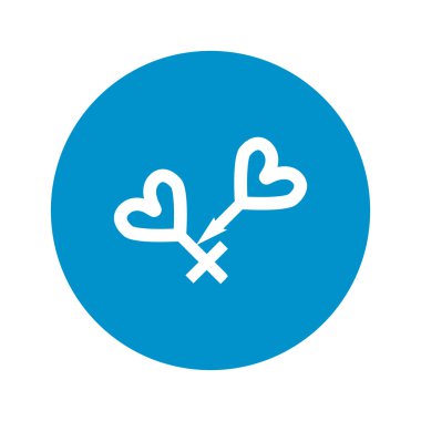 Beyaz arka plan üzerinde işareti simgesi