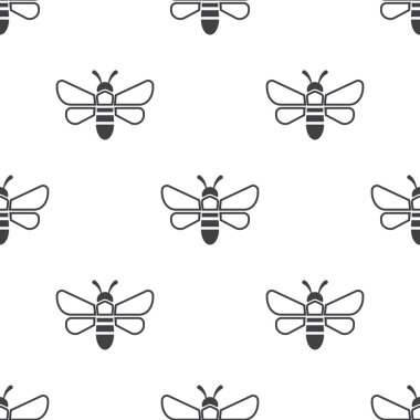  Beyaz arkaplanda arı simgesi