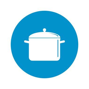 Beyaz arka plan üzerinde Pan simgesi