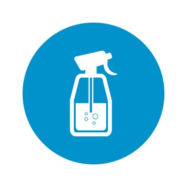  beyaz zemin üzerine sprey simgesi