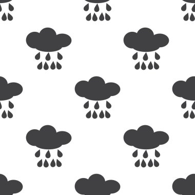 Beyaz arkaplanda bulut simgesi