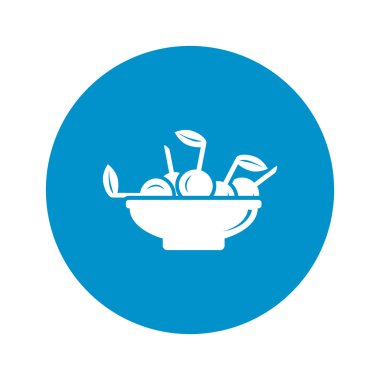 kiraz simgesi beyaz arka plan üzerinde