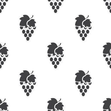  Beyaz arka plan simgesine üzüm demet