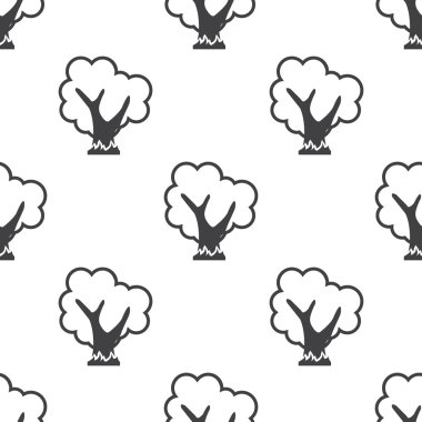  Beyaz arkaplanda ağaç simgesi