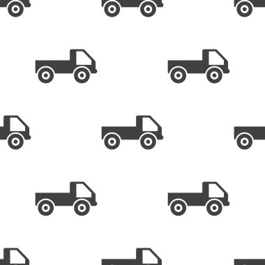 Beyaz arkaplanda araba simgesi