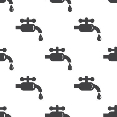 simgesi beyaz arka plan üzerinde musluk suyu