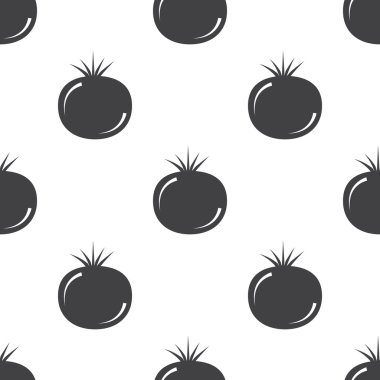 Beyaz arka plan üzerinde domates simgesi