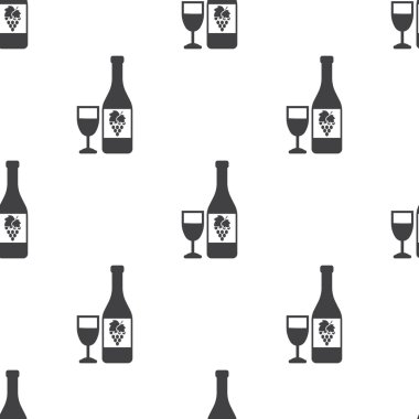 Şişe simgesi beyaz arka plan üzerinde