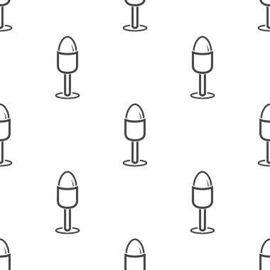 Beyaz arka plan üzerinde yumurta simgesi