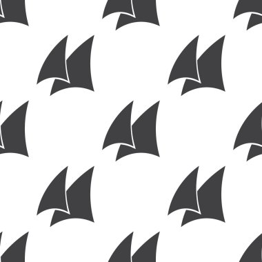 Beyaz arka plan üzerinde yelken simgesi