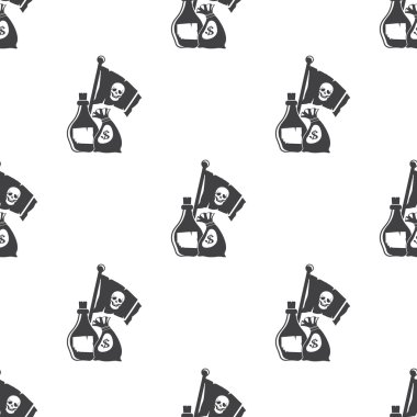 para simgesi beyaz zemin üzerine torba