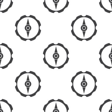 beyaz arkaplanda pusula simgesi