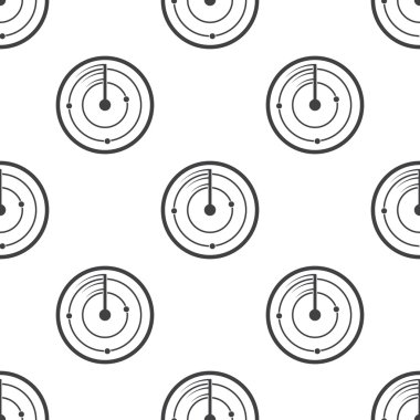 Beyaz arka plan üzerinde radar arama simgesi