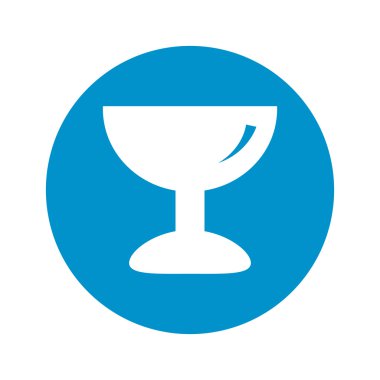  beyaz zemin üzerine vazo simgesi