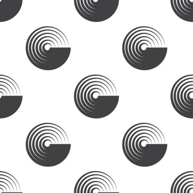 Beyaz arka plan üzerinde radar simgesi