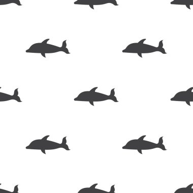 Yunus simgesi beyaz arka plan üzerinde