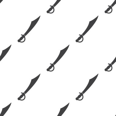  Saber simgesi beyaz arka plan üzerinde