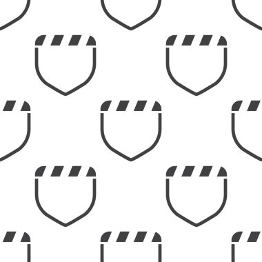 beyaz zemin üzerinde kalkan simgesi