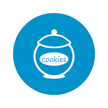 şeker kase simgesi beyaz arka plan üzerinde