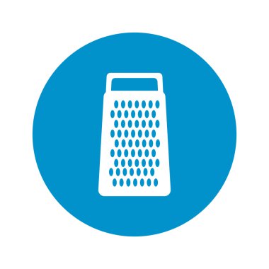 beyaz zemin üzerine rende simgesi