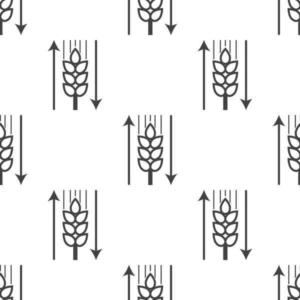 Espiga de trigo icono sobre fondo blanco — Archivo Imágenes Vectoriales