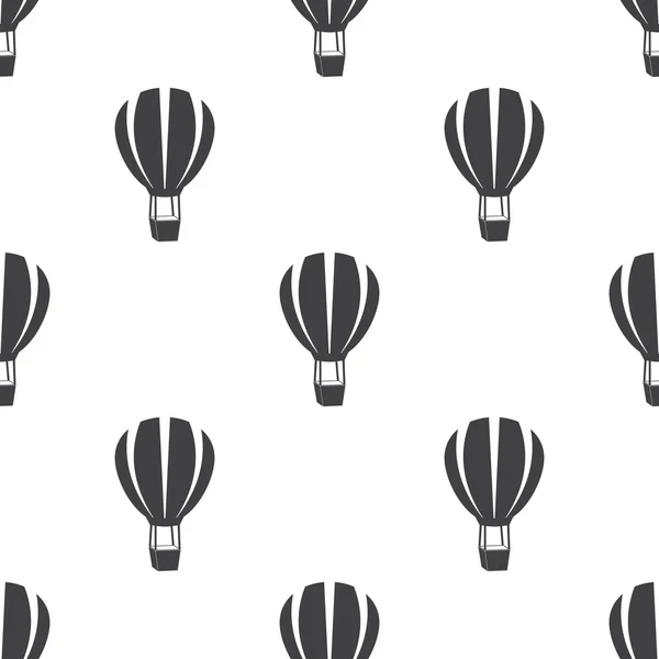 Air balloon icon on white background — Stock Vector