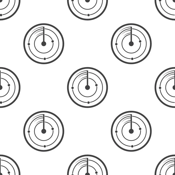 Radar pictogram op witte achtergrond — Stockvector