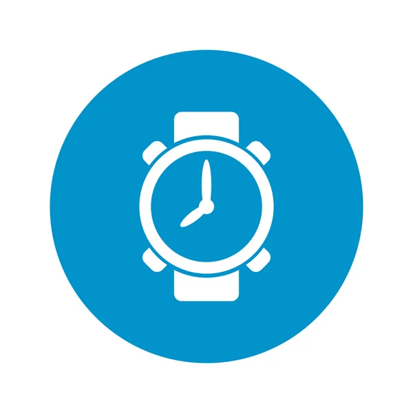 Icona orologi su sfondo bianco — Vettoriale Stock