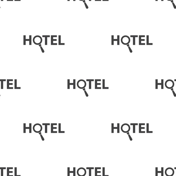 Icono del hotel sobre fondo blanco — Archivo Imágenes Vectoriales