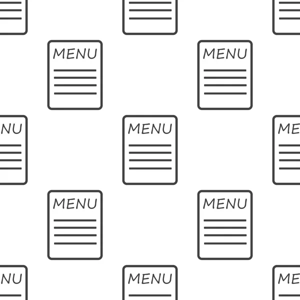 Icona del menu su sfondo bianco — Vettoriale Stock