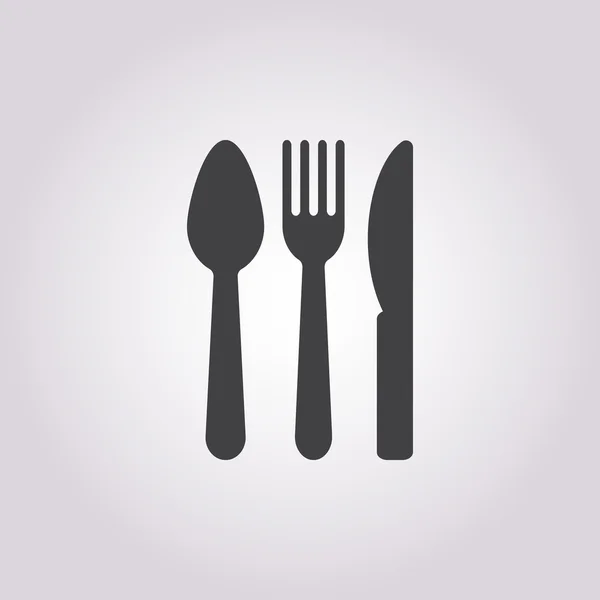 Keuken ingesteld pictogram op witte achtergrond — Stockvector