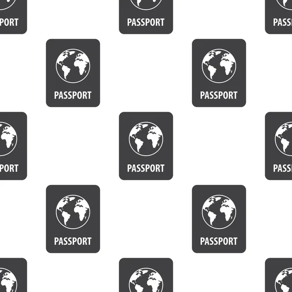 Beyaz arkaplanda pasaport simgesi — Stok Vektör