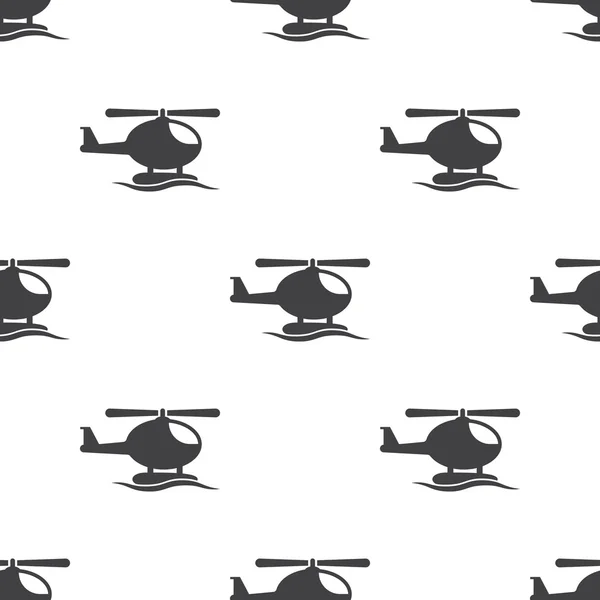 白色背景直升机图标 — 图库矢量图片
