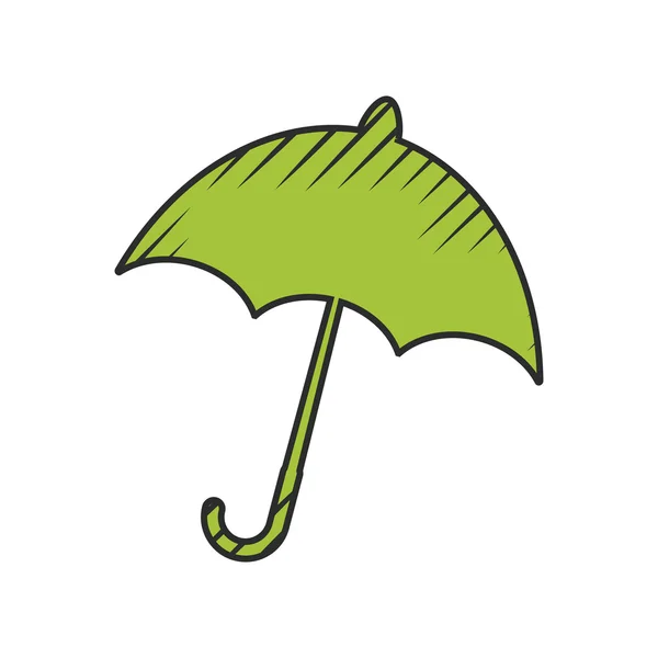 白色背景上的伞形图标 — 图库矢量图片